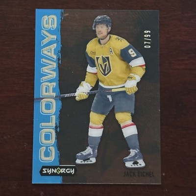 2024-25 Synergy Jack Eichel Blue Neon Colorways /99 #L-9 Vegas Golden Knights