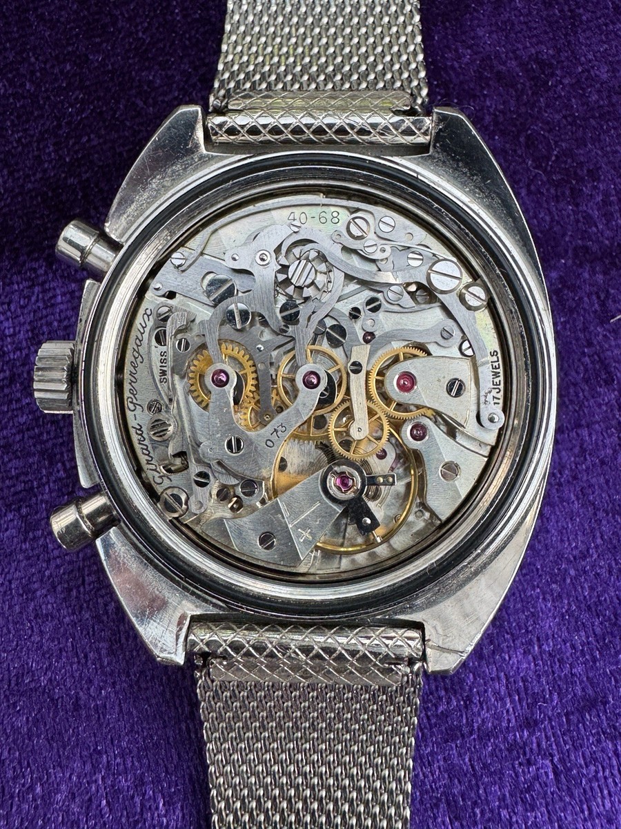 GIRARD-PERREGAUX Olimpico 9227 Swiss Watch 1976 Chronograph 300