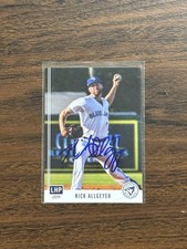 2019 Dunedin Blue Jays Nick Allgeyer RC Rookie IP Signed Autographed 