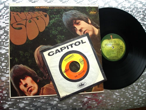 The Beatles ‎~ Rubber Soul ~ 1971 LP  w/Bonus 7"   Capitol/Apple Records ST 2442