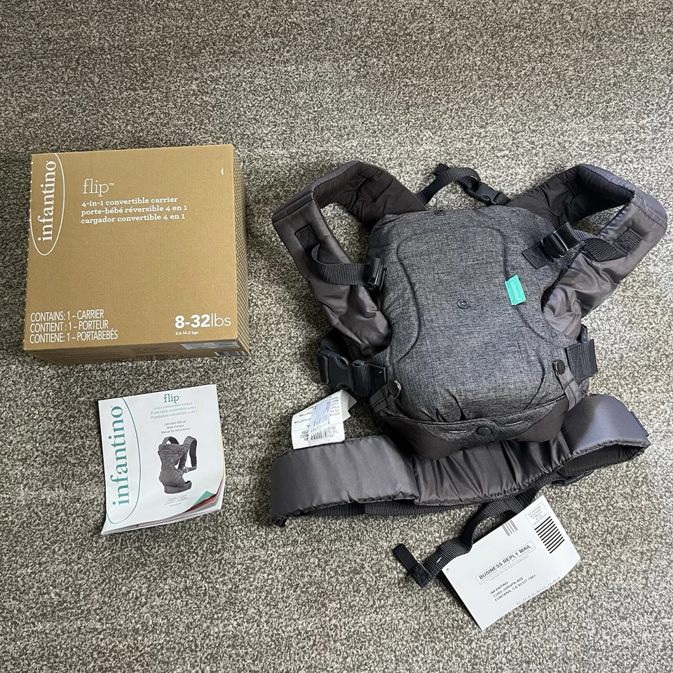 Детская переноска Flip Advanced 4-в-1 - эргономичная, трансформируемая, лицевая и лицевая - Изображение 4 из 4