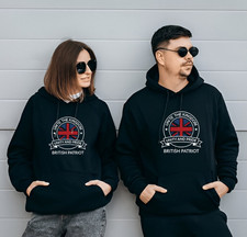 UTK Patriot Hoodie Unite The Kingdom Sept 13 March Unisex British Pride Jumper