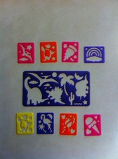 Vintage Lisa Frank Stencils Lot