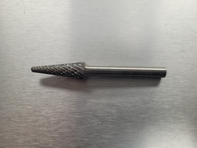 PFERD 28003 Carb Bur | 3/8''X1-1/16'' | SCTI SL-3 | 16 Deg Taper Shape 1/4'' Shank