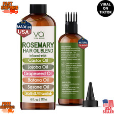 Vital Affair Rosemary Hair Growth Oil 6oz Castor Batana Biotin