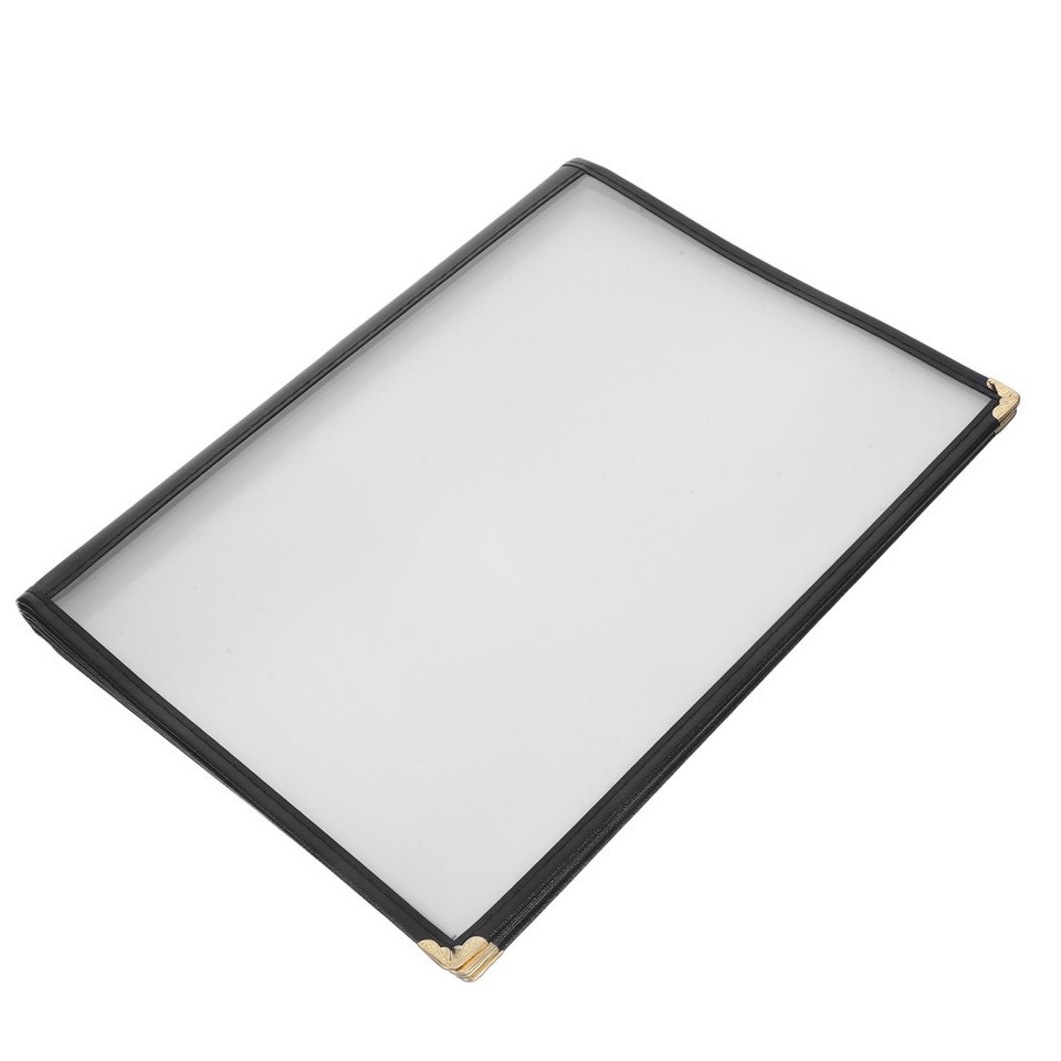Clear Restaurant Menu Covers Card Holders Board Kitchen Binders for ...