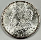 1884-CC $1 Morgan Dollar CARSON CITY 90% Silver US Coin - BU