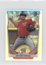 2014 Bowman Scout Top 5 Prospects Mini Chrome Refractors Nathan Karns 7at
