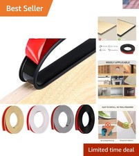U-Shape Edge Banding, 16.4ft Self Adhesive Rubber Edge Trim, Fit 15-16mm Edge...