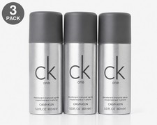 Calvin Klein CK One Deodorant Spray 150ml x 3 Triple Pack New Sealed