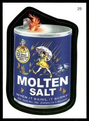 Molten Salt 2010 Topps Wacky Packages Card #29 (NM)