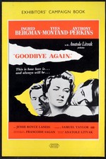 GOODBYE AGAIN 1961 Ingrid Bergman, Yves Montand, Anthony Perkins CAMPAIGN BOOK