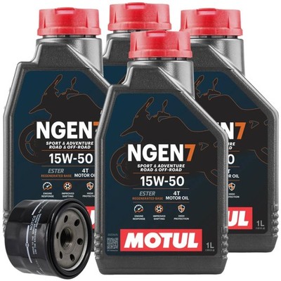 Set 4L MOTUL NGEN7 15W50 + Filter Ducati Multistrada Enduro Touring 1262 2019-21
