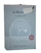 Willow Go Flange Set Size 27mm 2 Pack Dishwasher Safe New