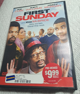 First Sunday DVD Ice Cube Katt Williams Tracy Morgan Widescreen Movie Comedy