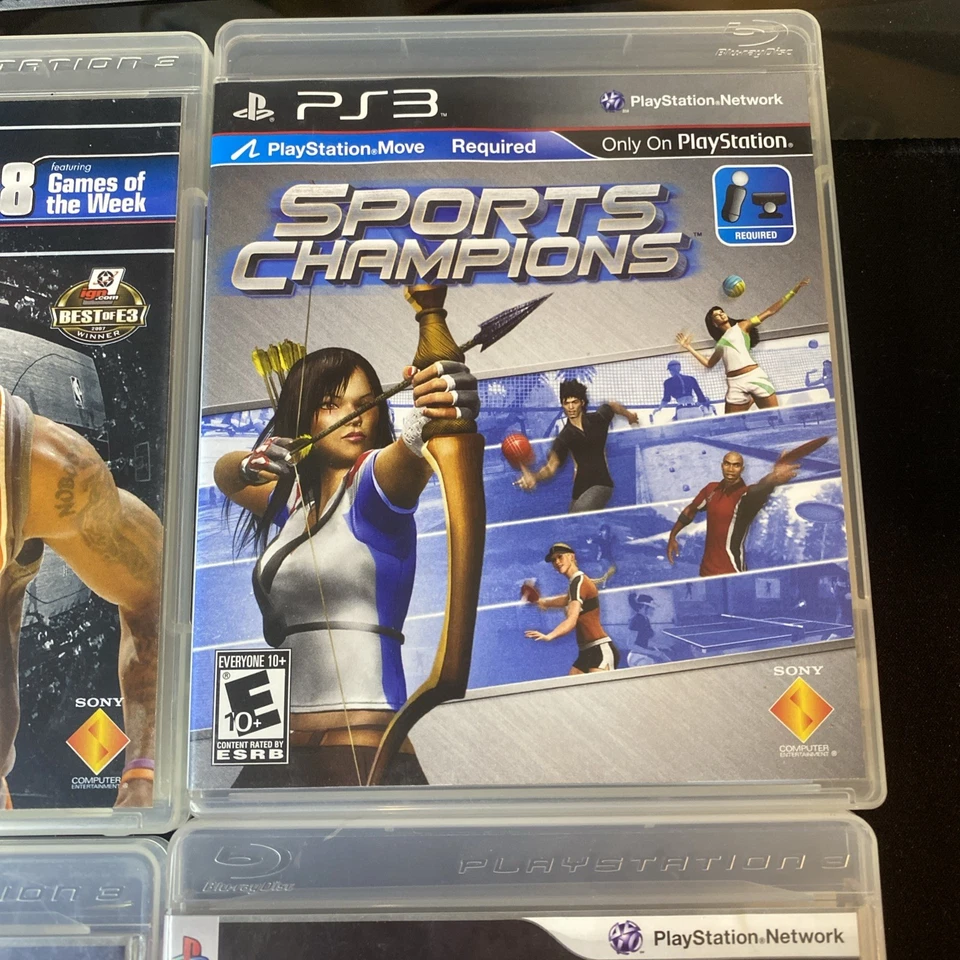 The Big NBA 08 UFC 2009 Champion Sports PS3 Game Lot 4 Tested - Image 3 of 4