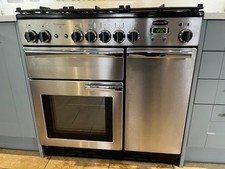 Rangemaster Infusion 90cm Induction/Electric Range Cooker, Stainless steel