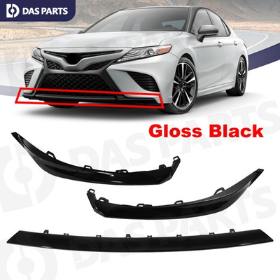 #ad Gloss Black Front Bumper Lower Grille Trim Molding For Camry SE XSE 2018 2020 $24.95