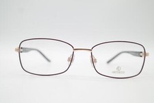 Vintage Art Deco ARCF03 Violet Gold Oval Glasses Frame Eyeglasses NOS