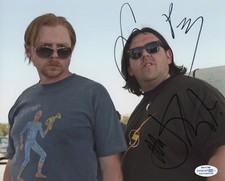 Simon Pegg Nick Frost Paul Autographed Signed 8x10 Photo ACOA 