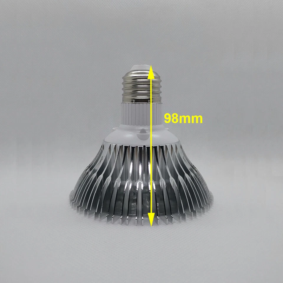 21W 670nm~680nm Deep Red PAR30 LED Lamp Spot Light Bulb f Therapy Plant Aquarium - Image 4 of 4