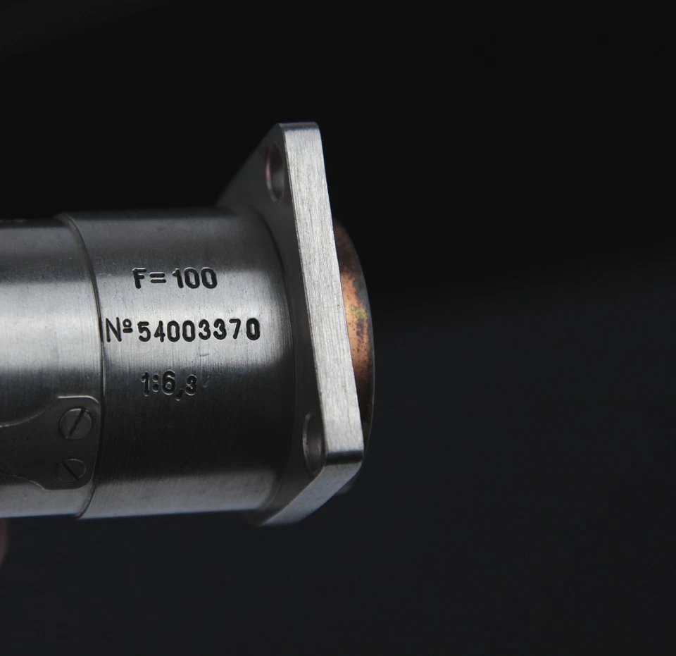 Soviet lens FED f6,3/ 100 mm Plane MIG aerial photography lens USSR - Image 4 of 4