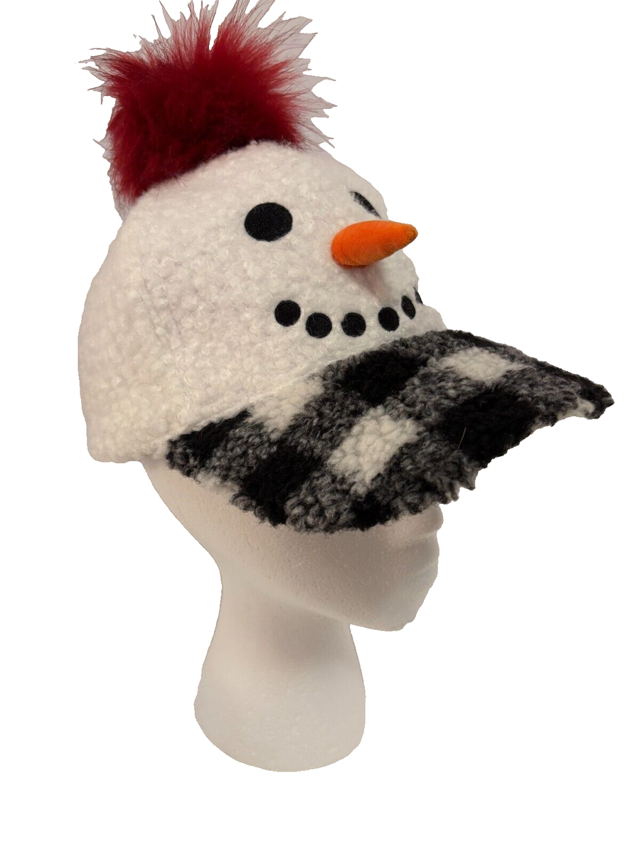 HOLIDAY CAP SNOWMAN DESIGN | eBay