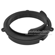 2x 6.5" inch Car Speaker Spacer Ring Adaptor Plastic Brackets Mounting Adapter