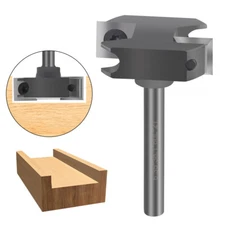 CNC Spoilboard Surfacing Router Bit 1/4 Shank 1-1/2'' Insert Wood Planer Bit