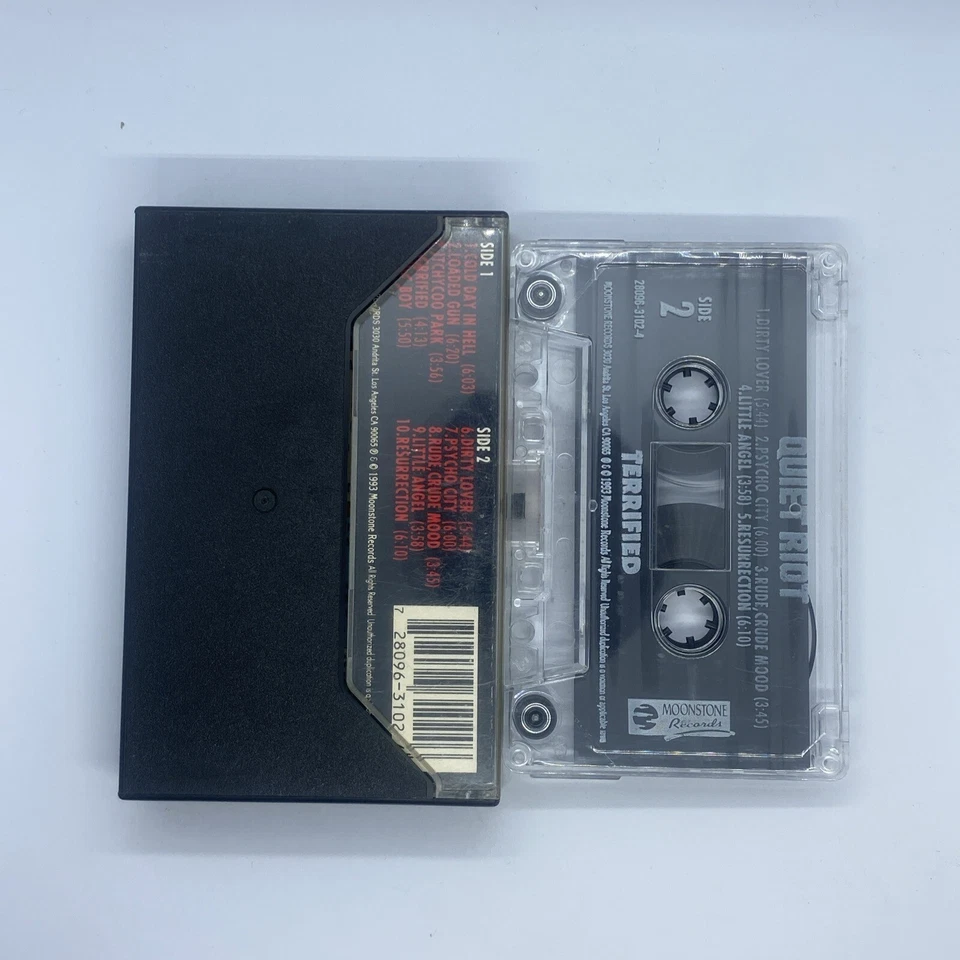 Quiet Riot - Terrified CASSETTE TAPE Rare USA Import - Image 3 of 4