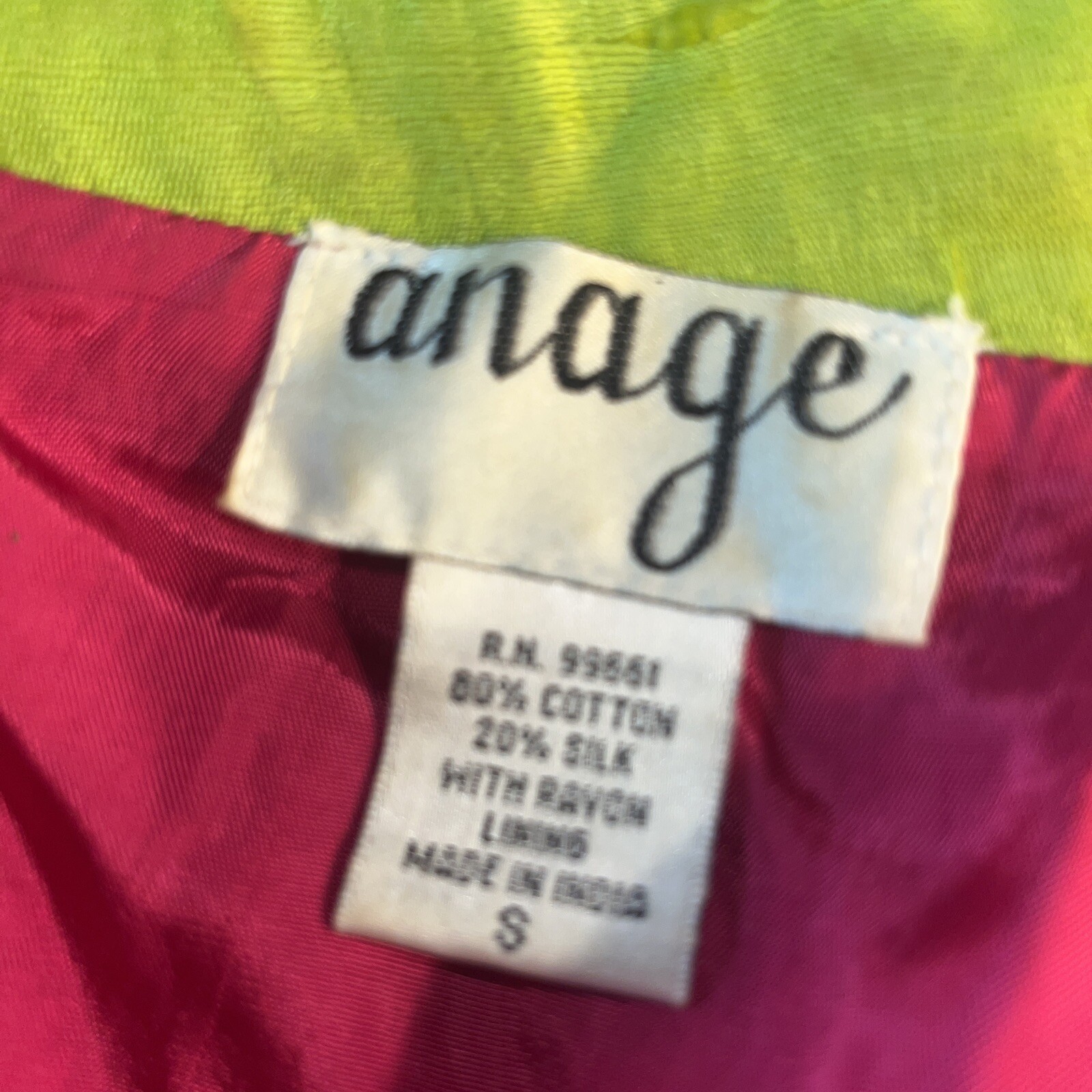 Anage Embroidered  Patchwork Blazer Jacket Coat A… - image 8