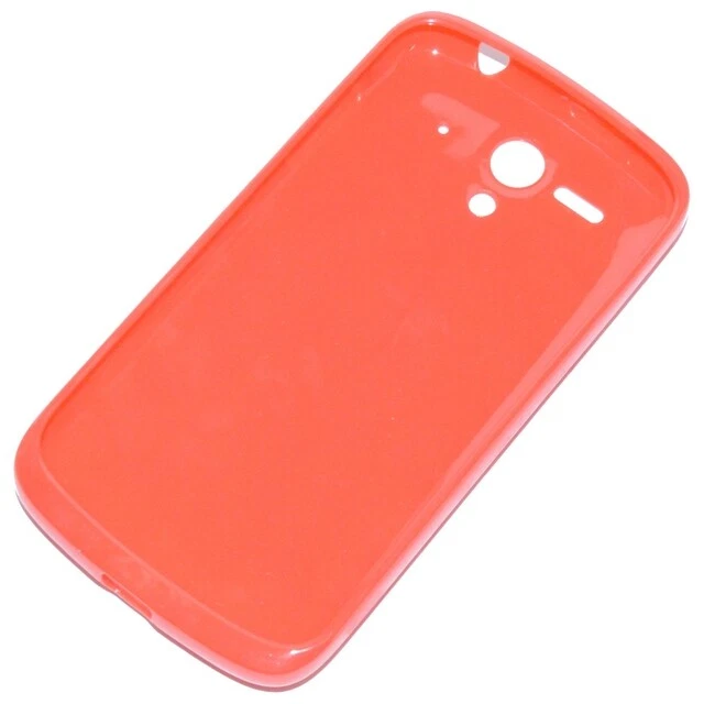 Huawei Hard Cover Custodia Originale Color Shell Ascend G300 Glossy Touch Rosso - Immagine 2 di 3