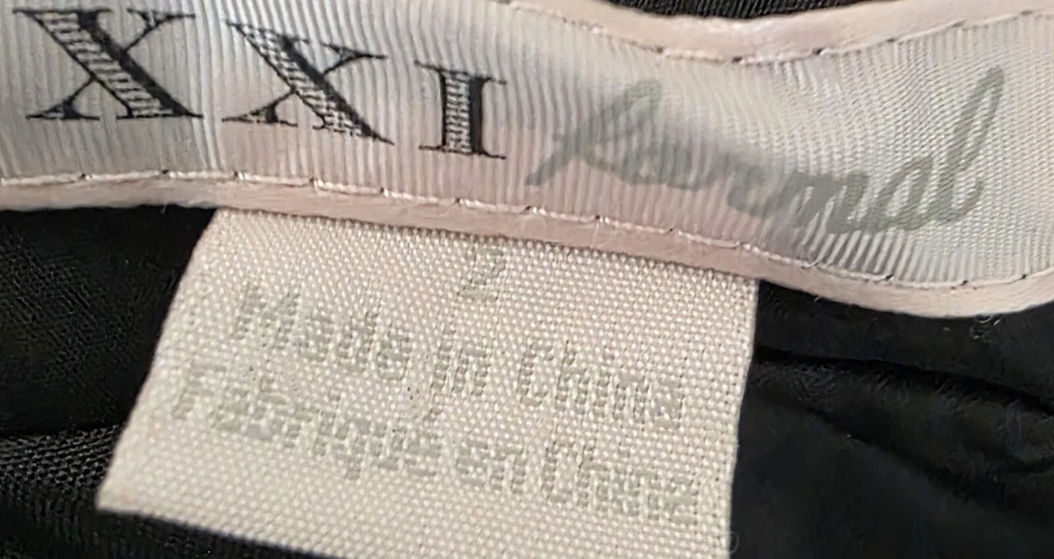 XXI Vestido Mujer Talla 2 Sin Mangas Cuello en V Cremallera NUEVO Foto 2 de 4