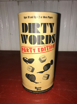 DIRTY WORDS - ON THE EDGE FUN SCANDALOUS ADULT PARTY GAME UNIVERSITY GAMES NIP!!