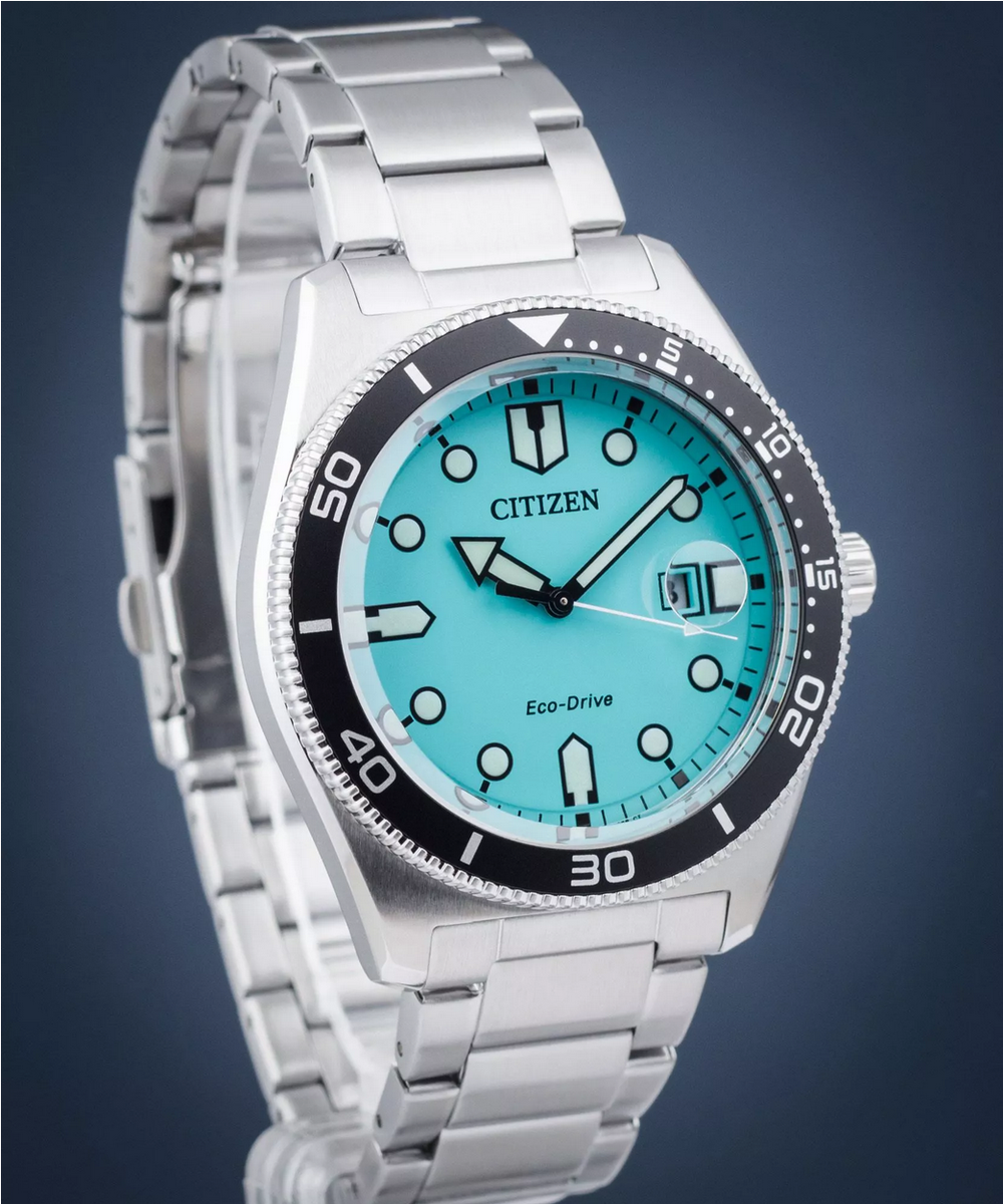 Citizen Marine Dial Date Window AW1760-81W Eco-Drive Men's Watch