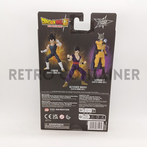 Bandai DRAGON BALL Dragon Star Series - Vegeta Super Hero Ver. Action Figure NEW - Foto 2 di 2