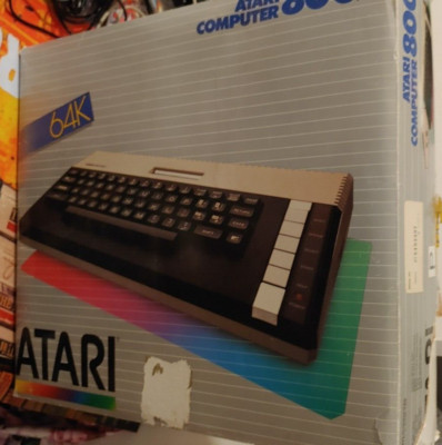 ATARI 800 XL  (w PA & TV Cable, Manual in OVP) Classic 8-bit computer works 8bit