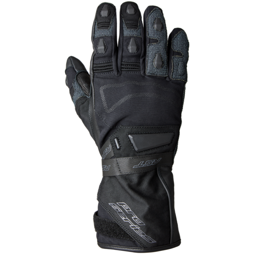 RST Waterproof Motorcycle Gloves Pro Series Ranger Leather & Textile 3497 Black - Picture 1 of 3