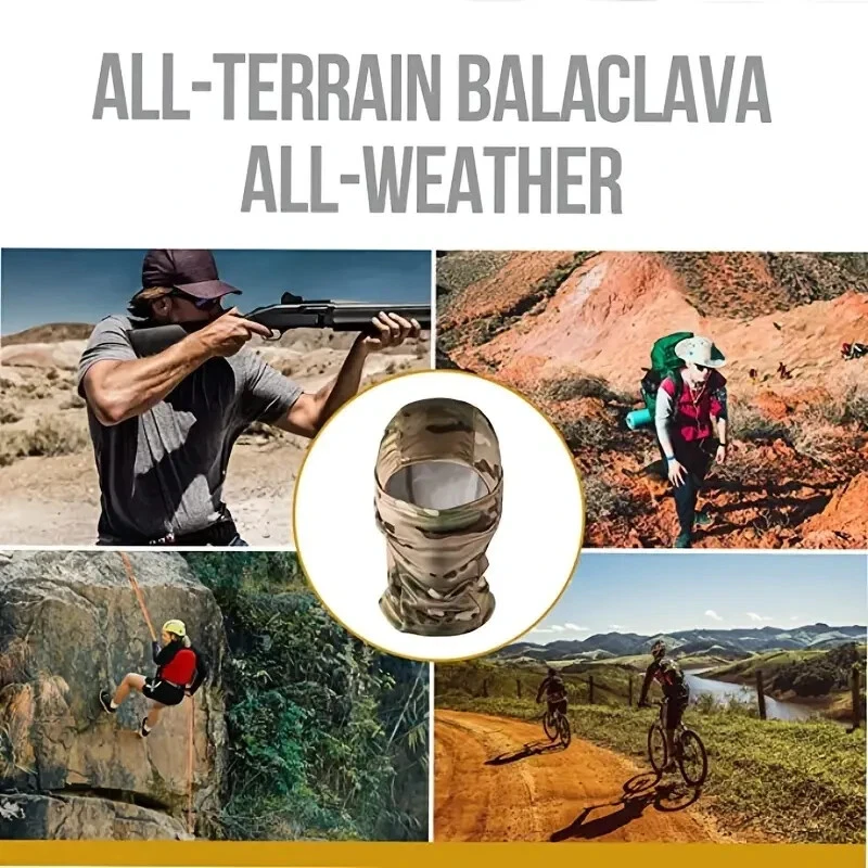 Military Balaclava Dark Urban Camouflage - Black/Grey/Olive Unisex and Unisize - Image 4 of 4