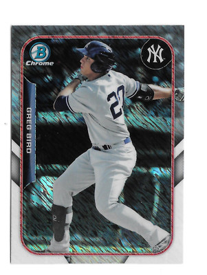 2015 Bowman The Farm's Finest Mini #FFM-GB Greg Bird Yankees