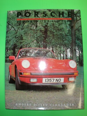 ANDERS DITLEV CLAUSAGER PORSCHE DRIVING IN ITS FINEST FORM HARDCOVER BOOK USED