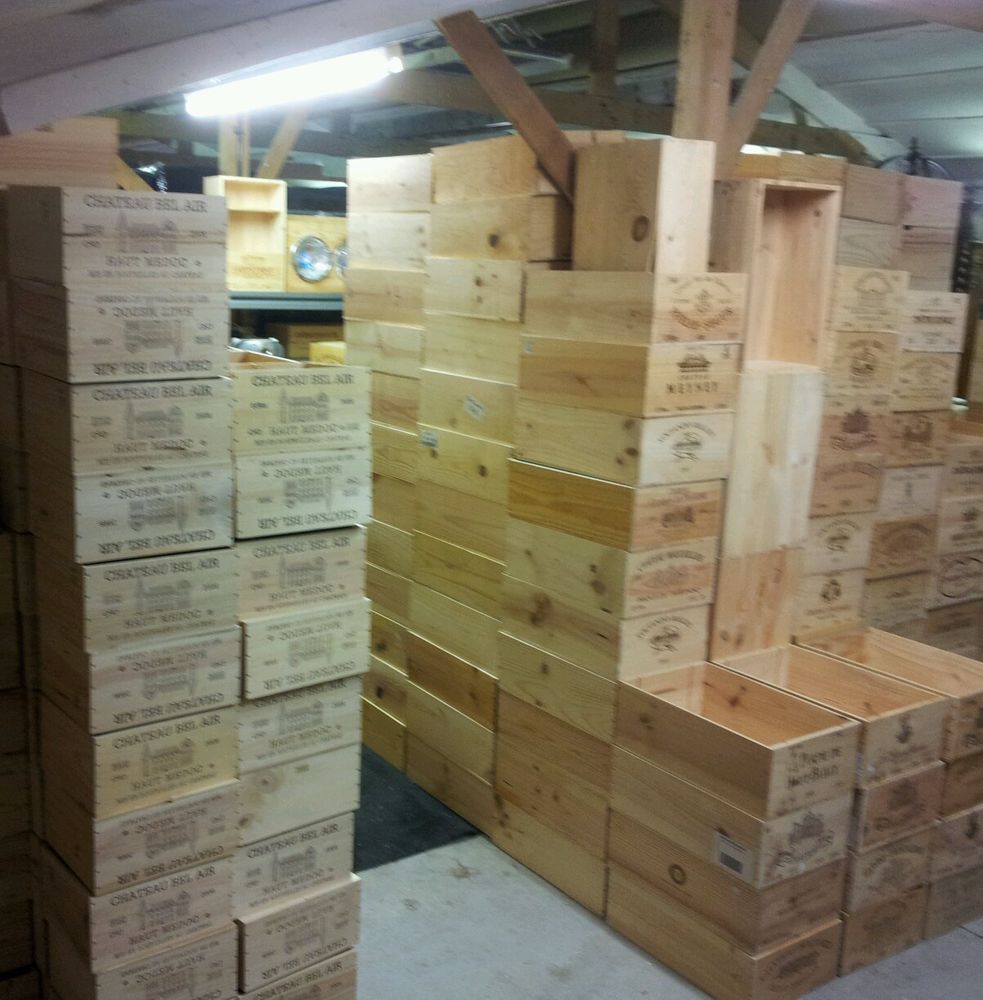 Cassetta Di Legno Per Vino Francese, 12 Bottiglie, Usata Ma Robusta, Idea Per Fioriera - Foto 4