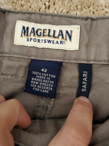 Magellan Sportswear Men's Cargo Shorts Size 42 100% Cotton - Picture 5 of 5