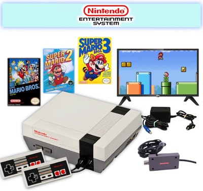   NINTENDO NES KONSOLE + NES Controller + SPIELE nach Wahl (Mario Zelda etc)