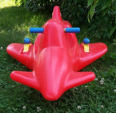 little tikes airplane rocker