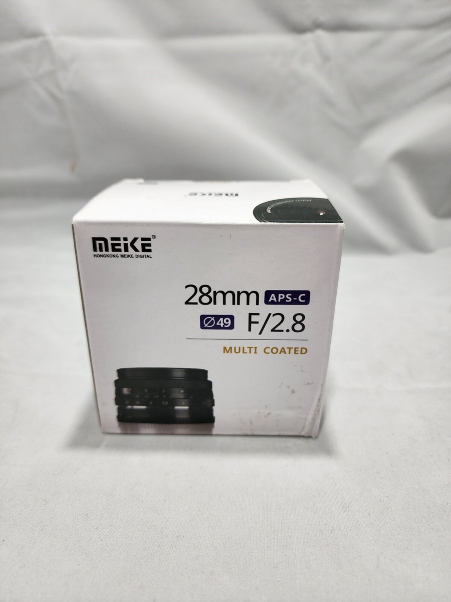 Meike 28mm f2.8 APS-C Large Aperture Manual Focus Lens For