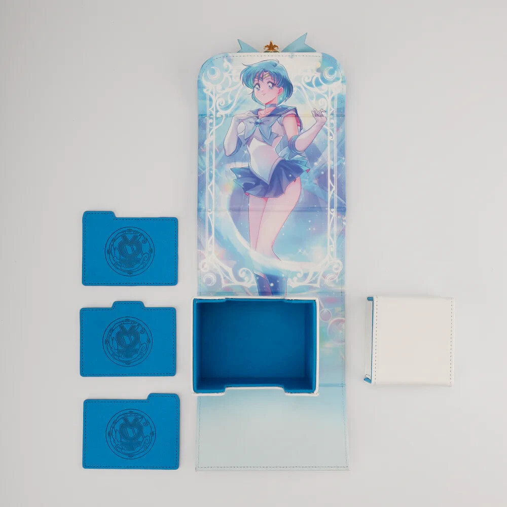 Mana Moon Moon Scouts Sailor Mercury Faux Leather Deck Box Amanda