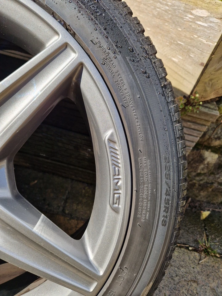 4 ORIGINAL ABS 18 ZOLL FELGEN Anthrazit  Metallic  A2054011100 7,5Jx18 H2 ET44 - Bild 2 von 4