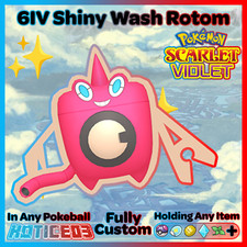✨ Shiny Rotom Wash 6IV ✨ Pokemon Scarlet & Violet 🚀 Fast 🚀