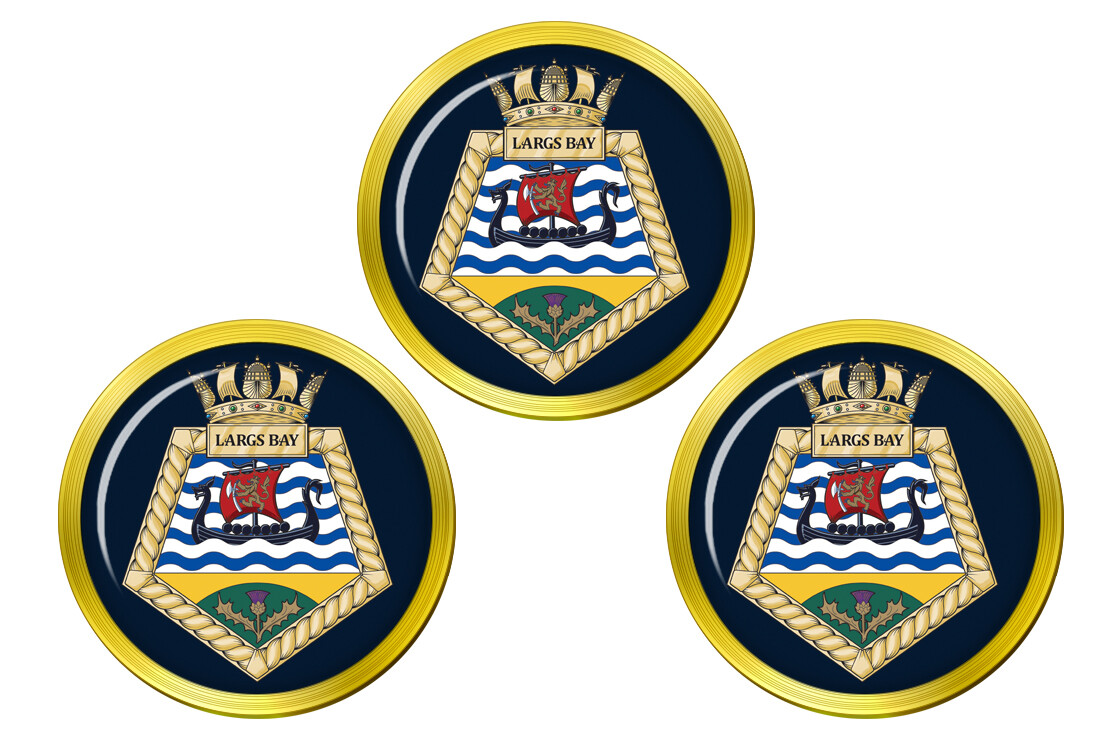 RFA Largs Bay, Royal Navy Golf Ball Markers